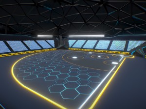 baseball glow stadium pbr 3D Модель