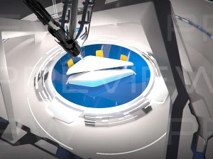 studio televisi virtual 09 Model 3D