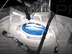 virtual tv studio 09 Model 3D