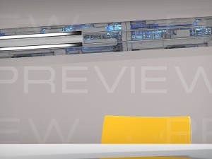 virtual tv studio 09 Model 3D