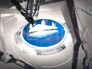 studio televisi virtual 09 Model 3D