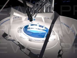 virtual tv studio 09 Model 3D