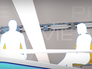 virtual tv studio 09 Model 3D