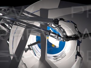 virtual tv studio 09 Model 3D