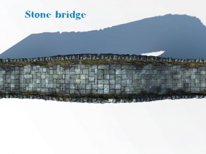 stone bridge Model 3D