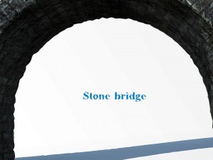 stone bridge Model 3D