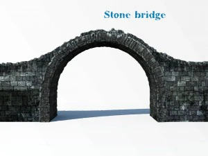 stone bridge 3D Model