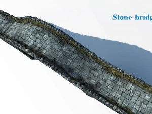 stone bridge 3D Model