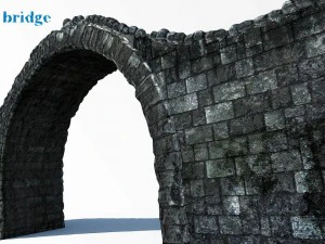 stone bridge 3D Model