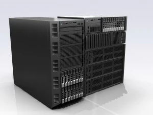 dell sunucuları 3D Model