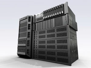 델 서버 3D 모델