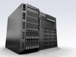 델 서버 3D 모델