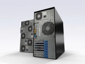 델 서버 3D 모델