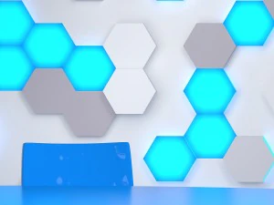 virtual broadcast studio 10 3D Model