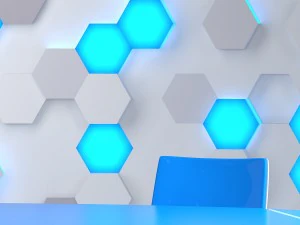 virtual broadcast studio 10 3D Model