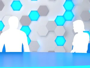 virtual broadcast studio 10 3D Model
