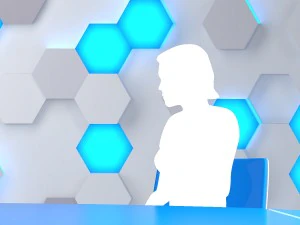 virtual broadcast studio 10 3D Model