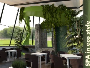 spa in eco style 3D Model