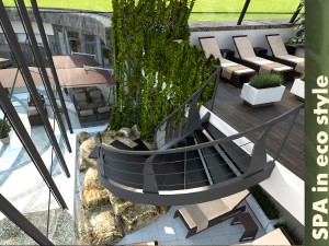 spa in eco style Modello 3D