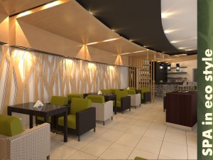 spa in eco style Modello 3D