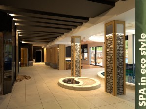 spa in eco style Modello 3D