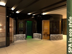 spa in eco style Modello 3D