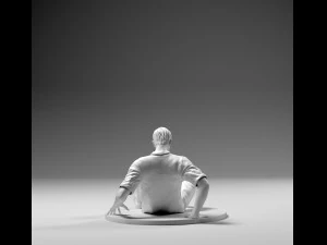 footballer 02 afterfall 01 3D Print Model