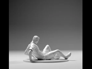 footballer 02 afterfall 01 3D Print Model