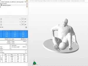 footballer 02 afterfall 01 3D Print Model
