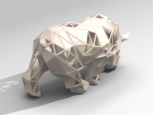 rhino lattice 3d print model Modèles 3D en vedette