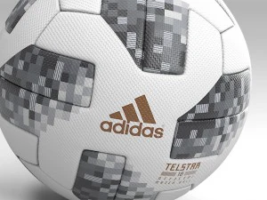 offici&euml;le bal fifa worldcup 2018 telstar pbr 3D Model