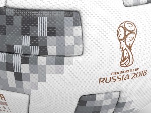 official ball fifa worldcup 2018 telstar pbr 3D Модель