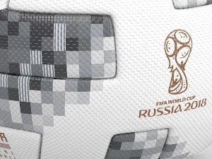 official ball fifa worldcup 2018 telstar pbr 3D Model