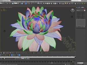 aster 3d growth animated model 3Dモデル