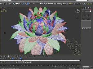 aster 3d growth animated model 3D Model