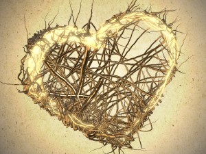 valentine heart growth animated 3d sequence Model 3D