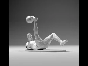 footballer 02 flipstrike 02 stl 3D Print Model