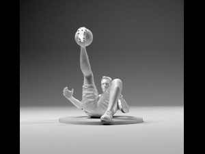 footballer 02 flipstrike 01 stl Modello di stampa 3D