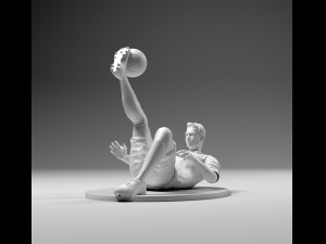 footballer 02 flipstrike 01 stl Modello di stampa 3D
