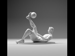 footballer 02 flipstrike 01 stl Modello di stampa 3D