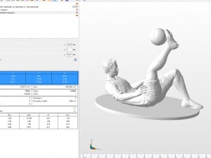 footballer 02 flipstrike 01 stl Modello di stampa 3D