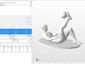 footballer 02 flipstrike 01 stl 3D Print Model