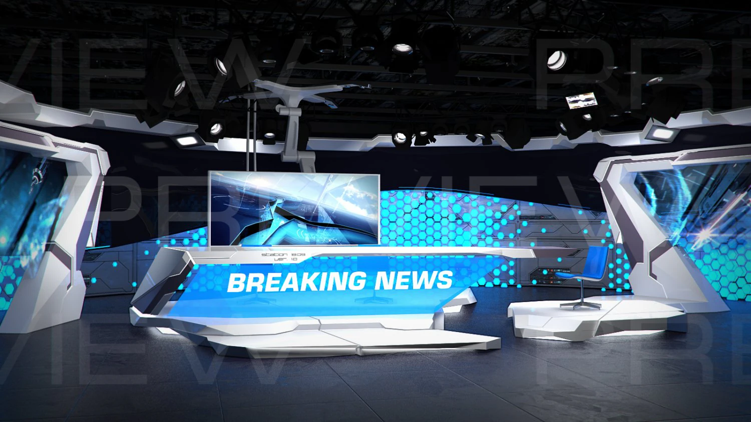 studio virtuale 12 Modello 3D .c4d .max .obj .3ds .fbx .stl .blend 