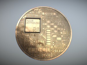bitcoin pbr Model 3D