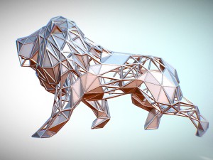 lion lattice Modèles 3D en vedette