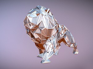 lion lattice Modèles 3D en vedette