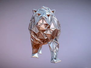 ライオン格子 3Dプリントモデル