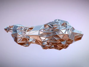 ライオン格子 3Dプリントモデル