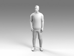 casual man 06 rigged 3Dモデル