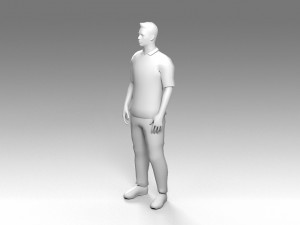 casual man 06 rigged 3Dモデル